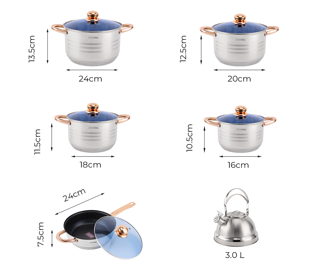 stainless steel cookware